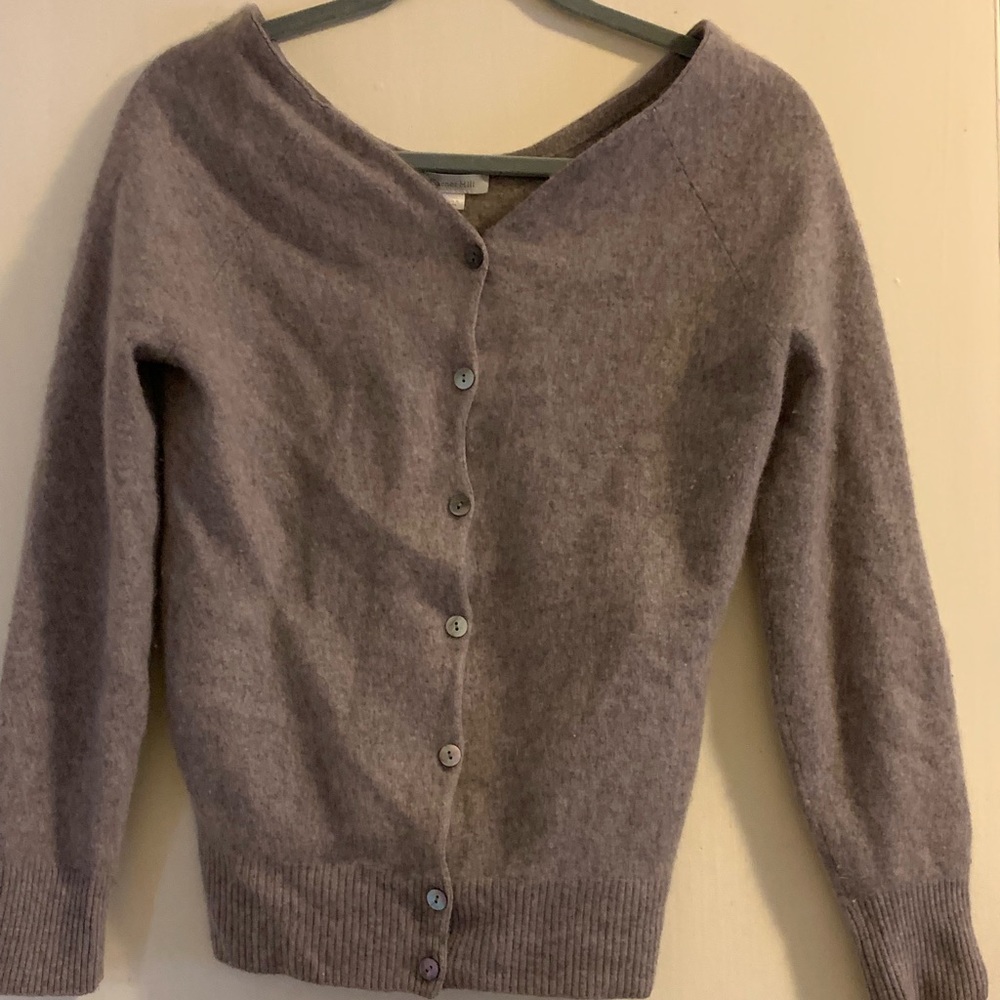 Cashmere button down sweater